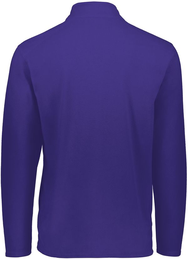 Am image of a Custom Augusta Micro Lite Fleece Quarter Zip Pullover in Purple!