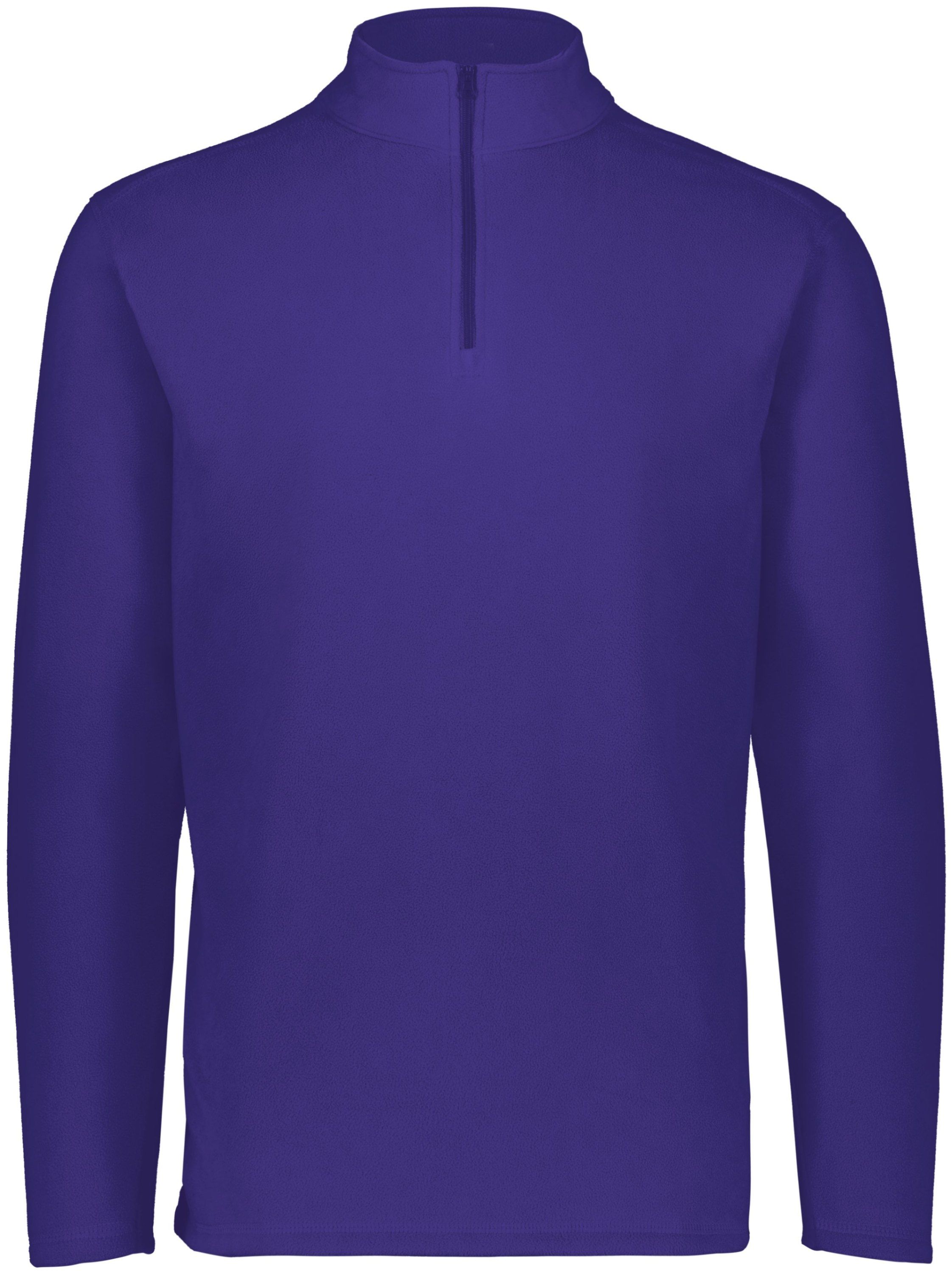 Augusta Micro Lite Fleece Quarter Zip Pullover in Purple