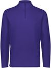 Am image of a Custom Augusta Micro Lite Fleece Quarter Zip Pullover in Purple!
