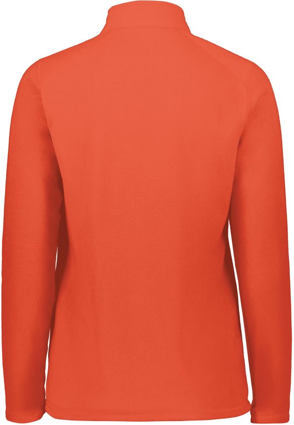 Am image of a Custom Augusta Ladies Micro Lite Fleece Quarter Zip in Orange!