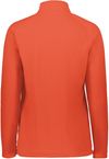 Am image of a Custom Augusta Ladies Micro Lite Fleece Quarter Zip in Orange!
