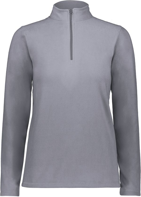 Am image of a Custom Augusta Ladies Micro Lite Fleece Quarter Zip in Graphite!