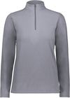 Am image of a Custom Augusta Ladies Micro Lite Fleece Quarter Zip in Graphite!