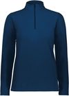 Am image of a Custom Augusta Ladies Micro Lite Fleece Quarter Zip in Navy!