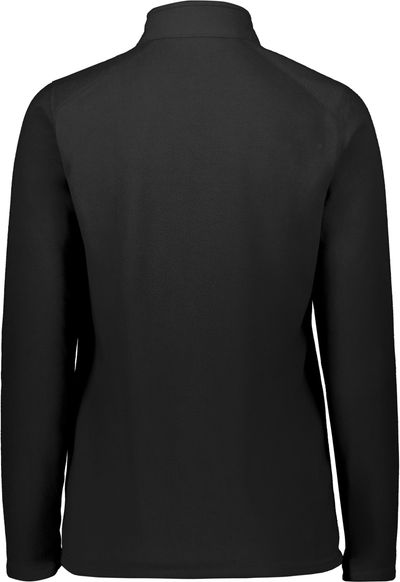 Am image of a Custom Augusta Ladies Micro Lite Fleece Quarter Zip in Black!