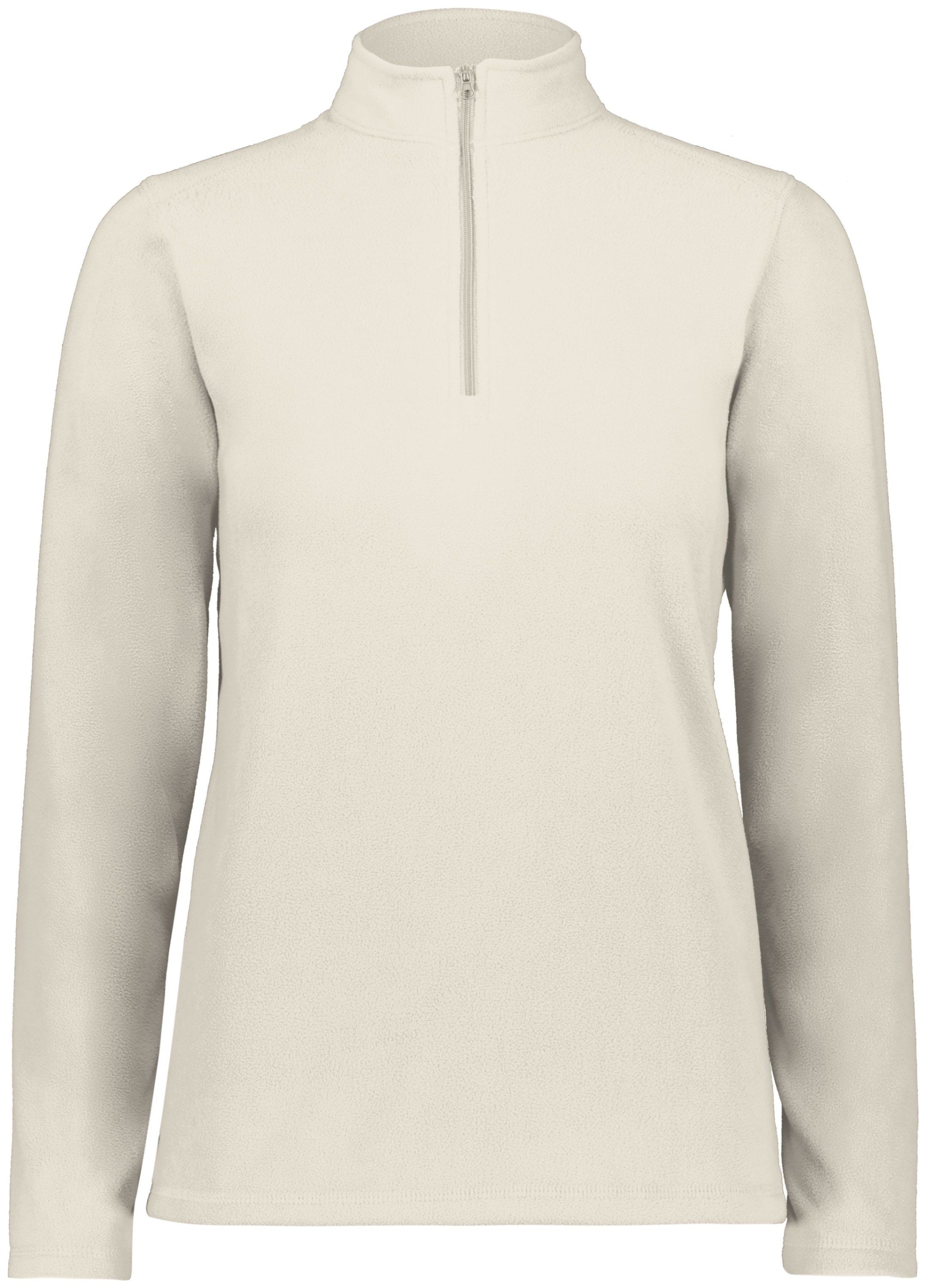 Augusta Ladies Micro Lite Fleece Quarter Zip in Oyster