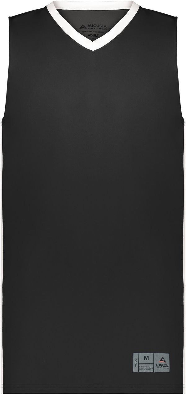 Am image of a Custom Augusta Match Up Basketball Jersey in Black/White!
