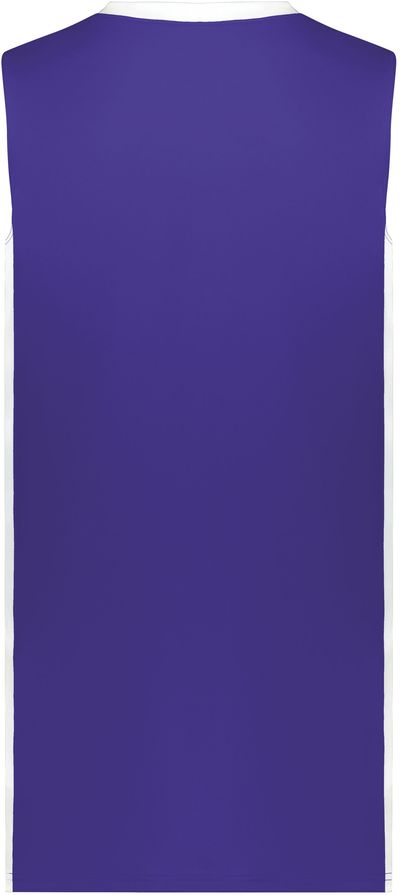 Am image of a Custom Augusta Match Up Basketball Jersey in Purple/White!