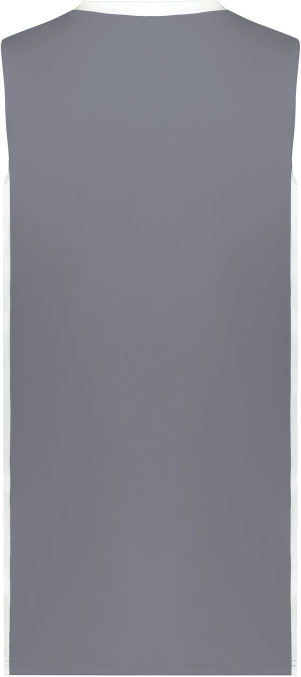 Am image of a Custom Augusta Match Up Basketball Jersey in Graphite/White!