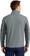 Am image of a Custom Port Authority Summit Fleece Full Zip Jacket in Frost Grey/Magnet!