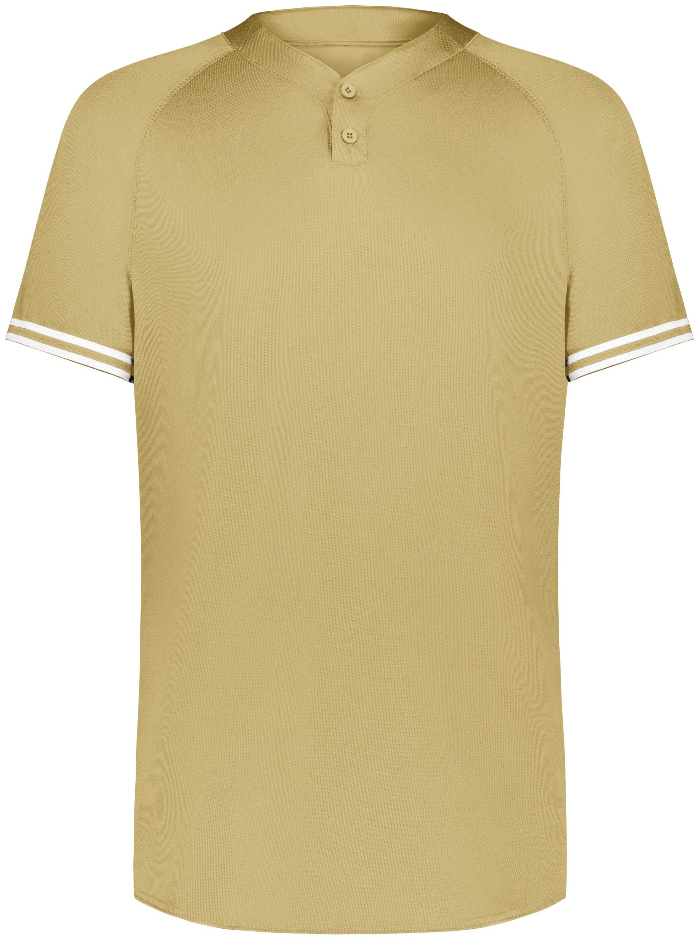 Augusta Cutter Plus Henley Jersey in Vegas Gold/White