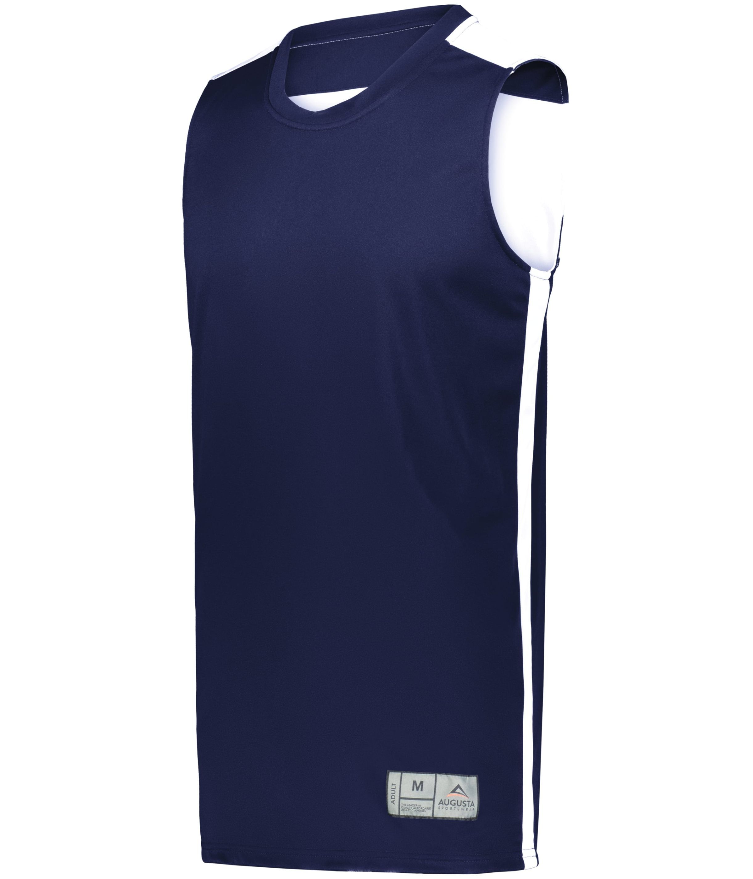 Augusta Swish Reversible Basketball Jersey in Navy/White