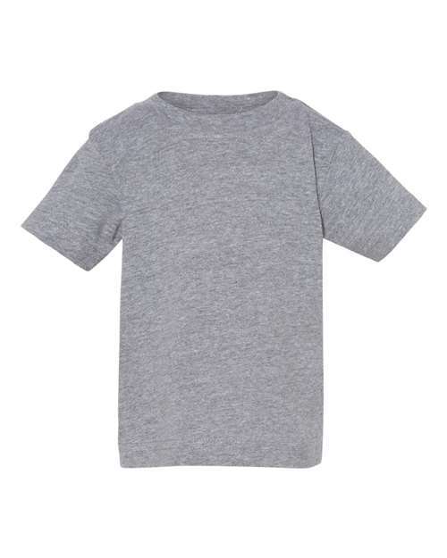 Rabbit Skins Infant Fine Jersey Tee in Granite Heather