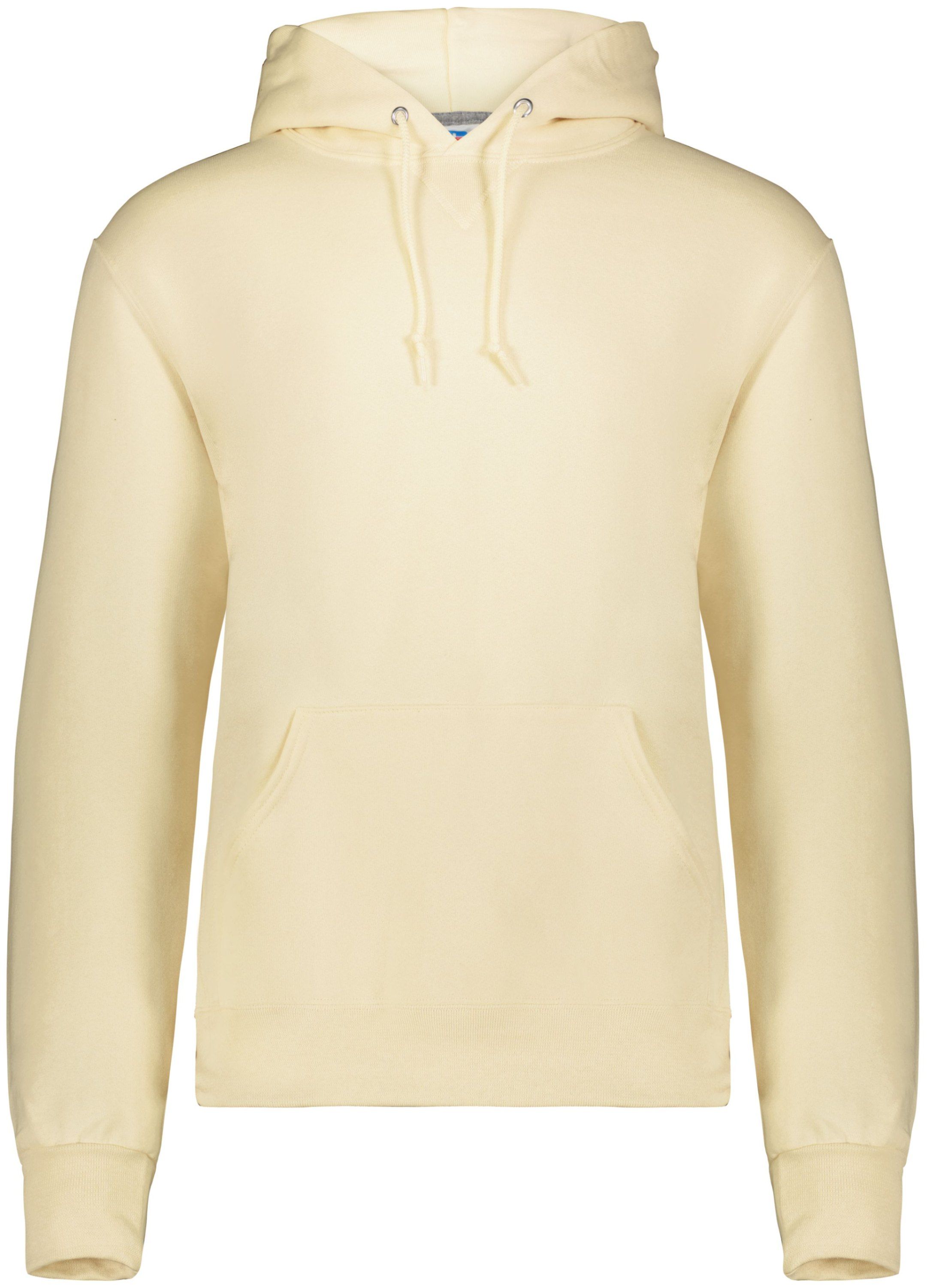 Russell Athletic Dri Power Fleece Hoodie in Vintage White