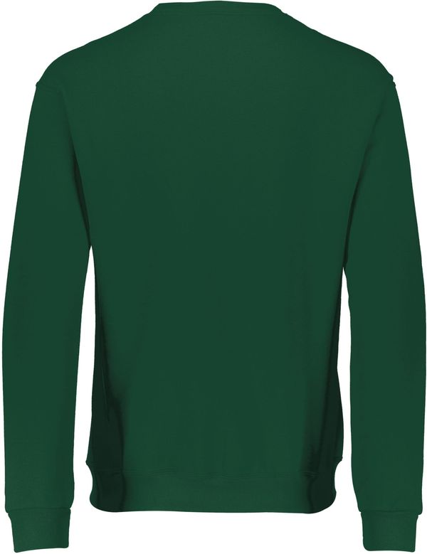 Am image of a Custom Russell Athletic Dri Power Fleece Crew Sweatshirt in Dark Green!