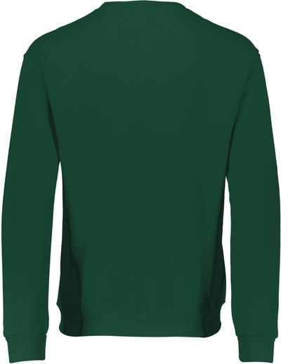 Am image of a Custom Russell Athletic Dri Power Fleece Crew Sweatshirt in Dark Green!