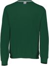 Am image of a Custom Russell Athletic Dri Power Fleece Crew Sweatshirt in Dark Green!