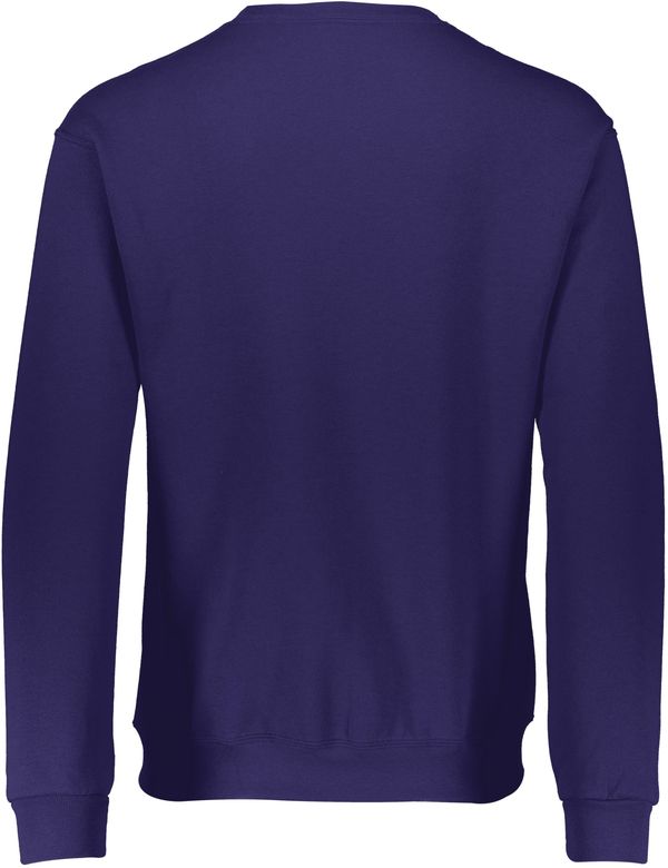 Am image of a Custom Russell Athletic Dri Power Fleece Crew Sweatshirt in Purple!