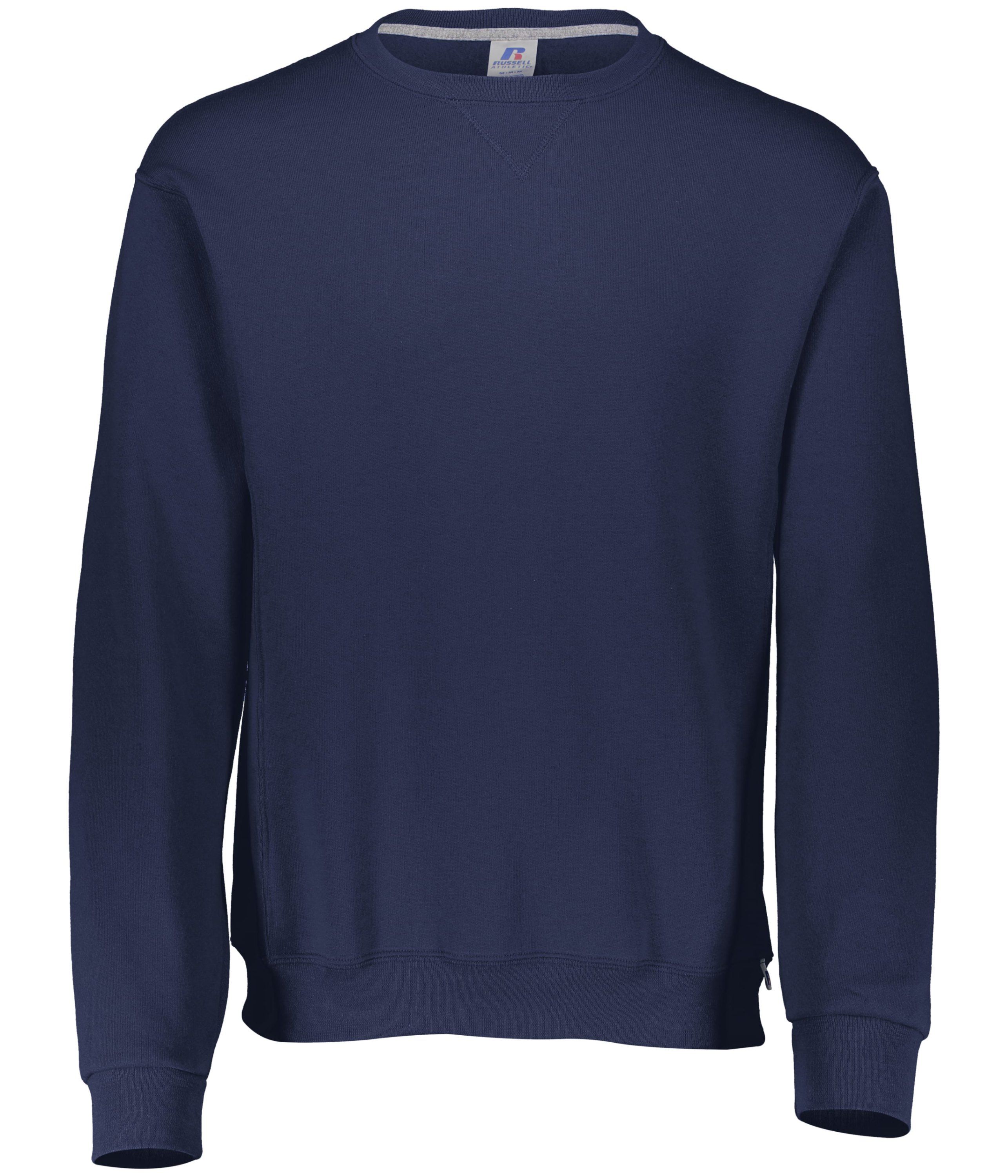 Russell Athletic Dri Power Fleece Crew Sweatshirt in J.Navy