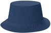 Am image of a Custom AJM Washed Cotton Drill Deluxe Bucket Hat in Washed Navy!