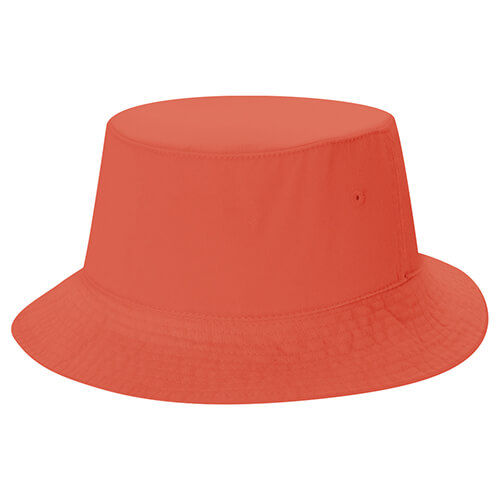 AJM Washed Cotton Drill Deluxe Bucket Hat in Washed Orange