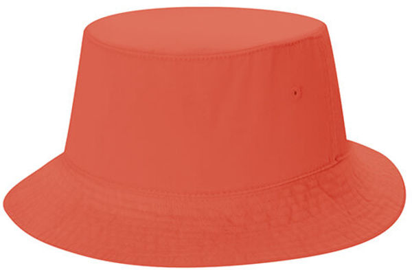 Am image of a Custom AJM Washed Cotton Drill Deluxe Bucket Youth Hat in Washed Orange!