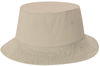 Am image of a Custom AJM Washed Cotton Drill Deluxe Bucket Youth Hat in Washed Taupe!