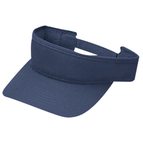 AJM Deluxe Blended Chino Twill Visor in Navy