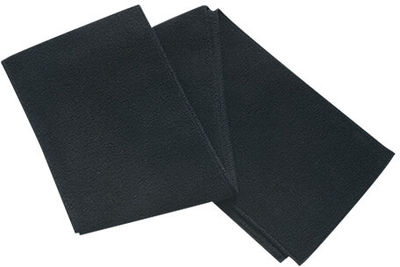 Am image of a Custom AJM Polyester Fleece Scarf in Black!