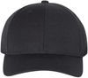 Am image of a Custom Premium Curved Visor Snapback Cap in Black!