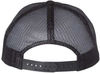 Am image of a Custom Richardson Low Pro Trucker Cap in Black!