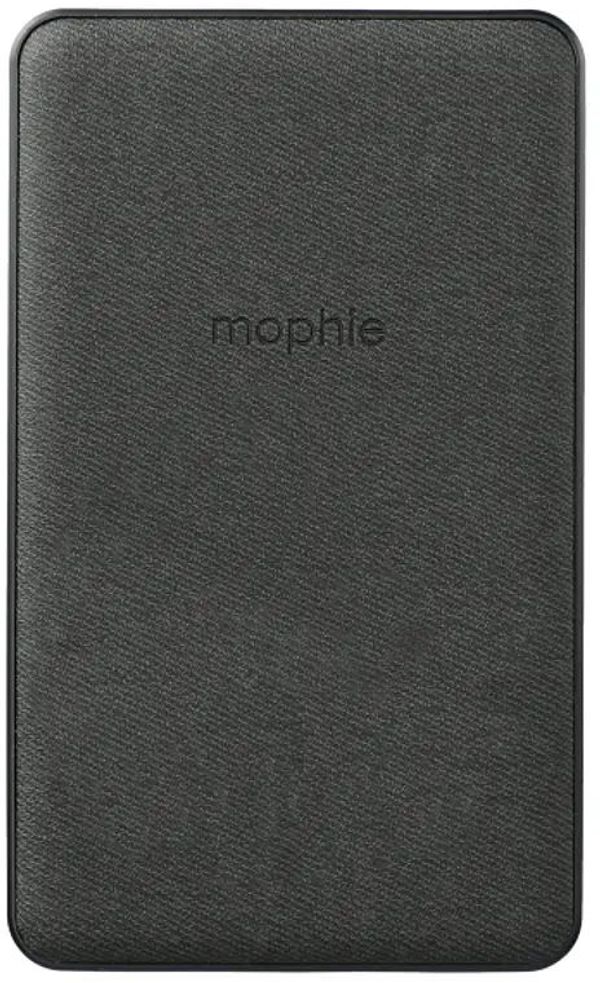 An image of a Custom mophie SnapPlus Mini 5000 mAh Wireless Power Bank in Black!