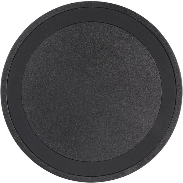 Am image of a Custom Quake Wireless Charging Pad in Black on Black!