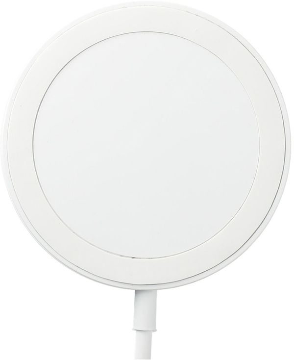 Am image of a Custom MagClick™ Pro Fast Wireless Charging Pad in White!
