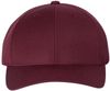 Am image of a Custom Premium Curved Visor Snapback Cap in Maroon!