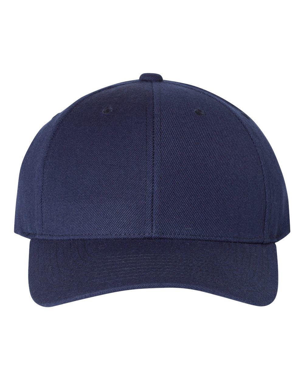 Premium Curved Visor Snapback Cap in Navy