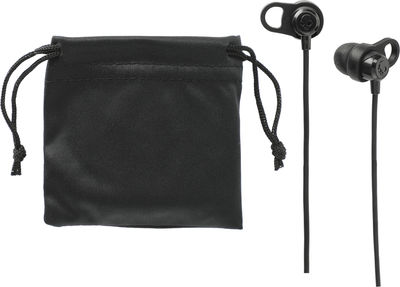 Am image of a Custom Skullcandy Jib Plus Bluetooth Earbuds in Black!