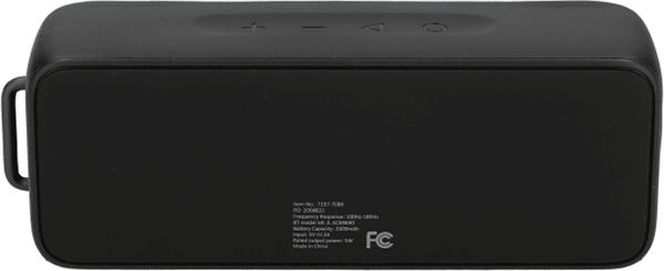 Am image of a Custom Yukon Outdoor Bluetooth Speaker in Black!