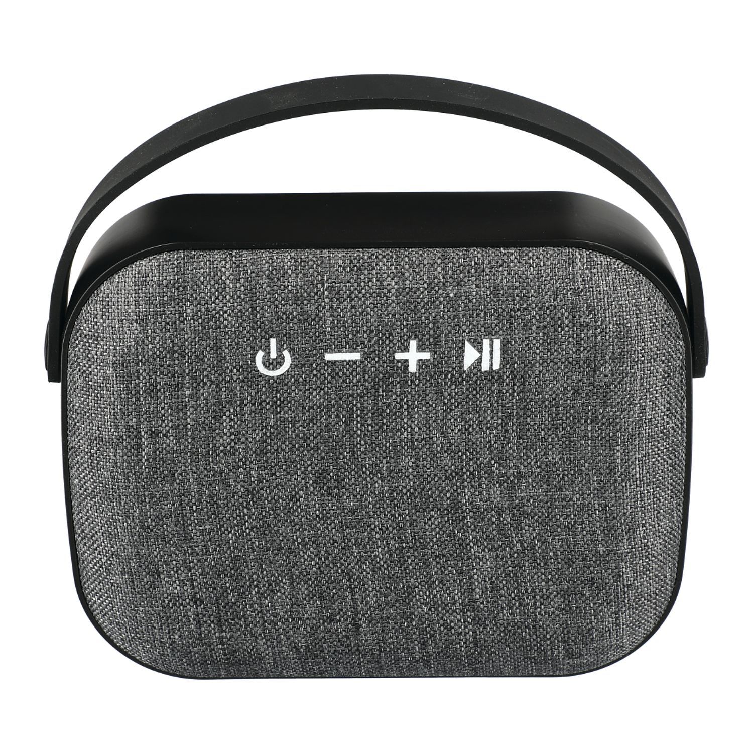 Woven Fabric Bluetooth Speaker in Black
