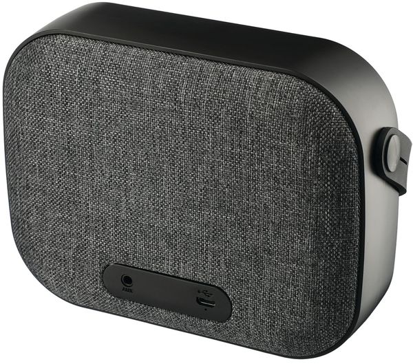 An image of a Custom Woven Fabric Bluetooth Speaker!