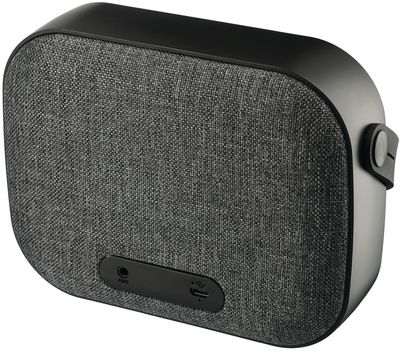An image of a Custom Woven Fabric Bluetooth Speaker!