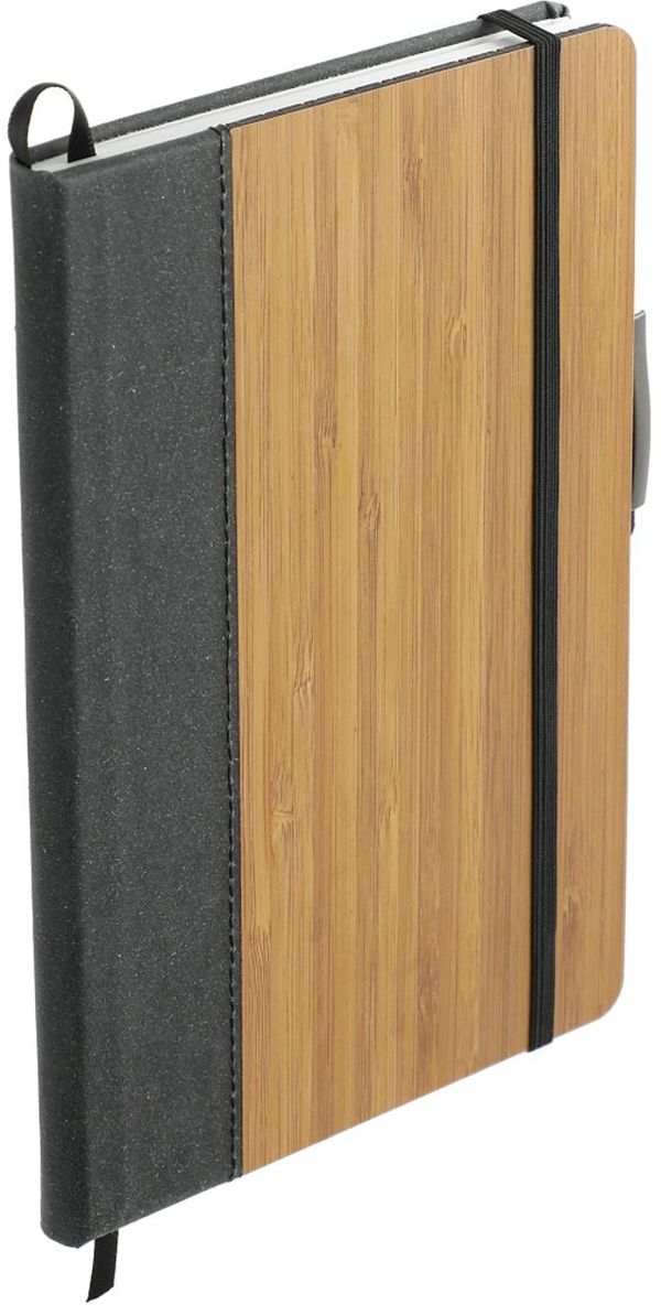 Am image of a Custom FSC Bamboo Bound JournalBook Bundle Set in Natural!