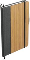 Am image of a Custom FSC Bamboo Bound JournalBook Bundle Set in Natural!