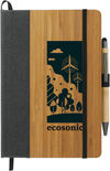 An image of a Custom FSC Bamboo Bound JournalBook Bundle Set!