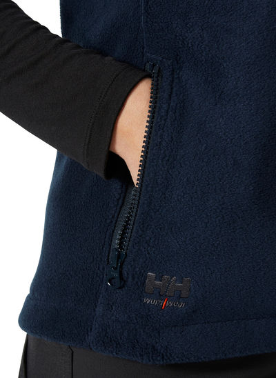 An image of a Custom Helly Hansen Womens Manchester Fleece Vest!