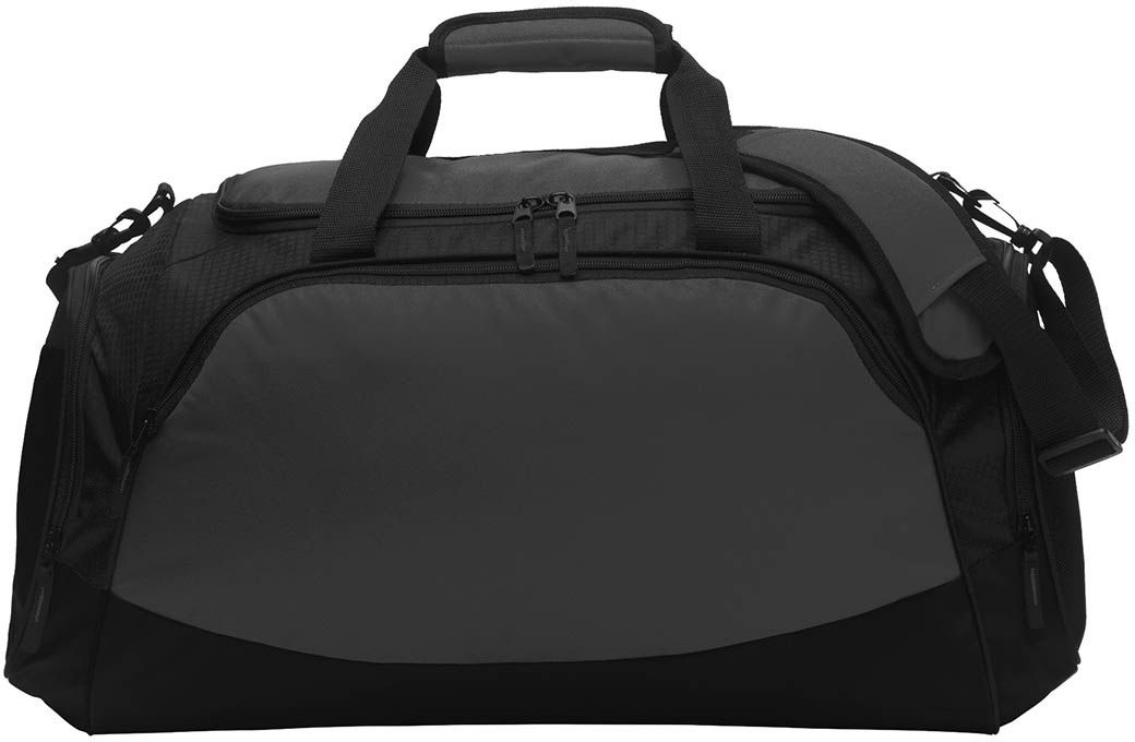 Port Authority Medium Active Duffel Bag in Dark Charcoal/Black