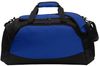 Am image of a Custom Port Authority Medium Active Duffel Bag in True Royal/Black!