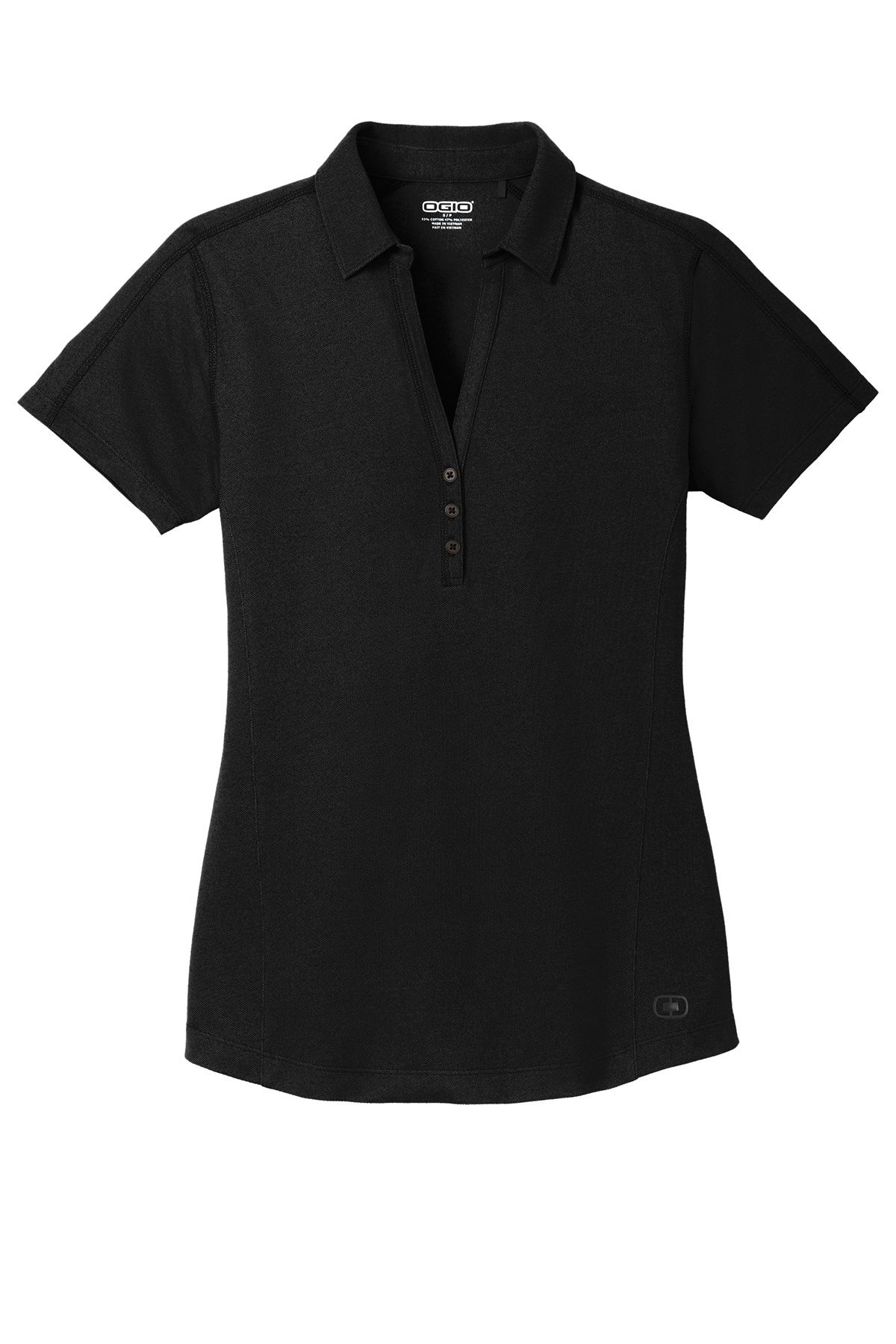 Ogio Ladies Onyx Polo in Blacktop