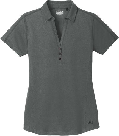 Am image of a Custom Ogio Ladies Onyx Polo in Petrol Grey!