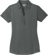 Am image of a Custom Ogio Ladies Onyx Polo in Petrol Grey!
